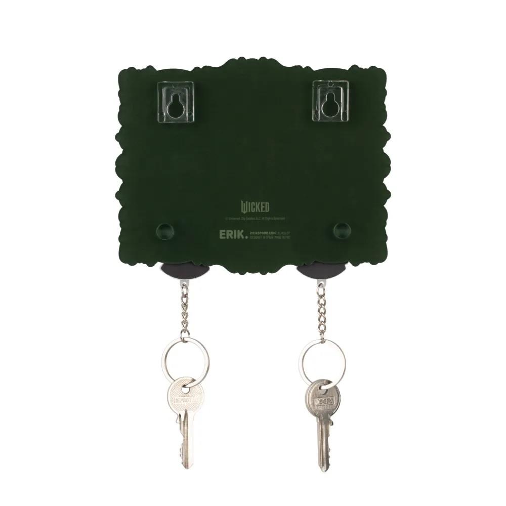 WICKED - Make your own Magic - Wall Key Holder with 3 Keyrings - 4