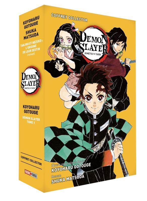 DEMON SLAYER - Tome 1 + roman jeunesse Tome 1 - COFFRET COLLECTOR ...