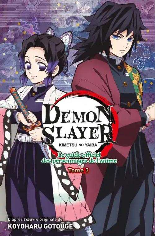 DEMON SLAYER Le guide des personnages 3 tomes Coffret Collector Manga