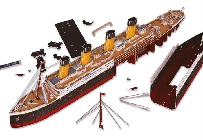 RMS TITANIC - Puzzle 3D 266pcs - Led Edition - 5