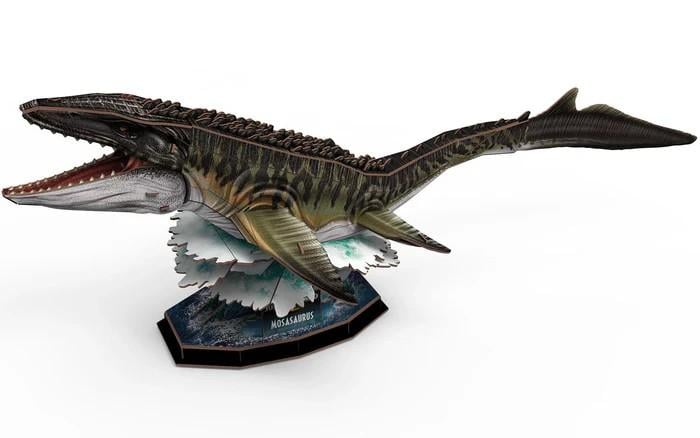 JURASSIC WORLD - Rebirth Mosasaurus - Puzzle 3D xxpcs - 2