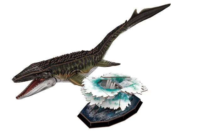 JURASSIC WORLD - Rebirth Mosasaurus - Puzzle 3D xxpcs - 4