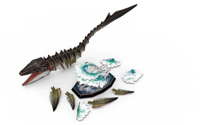 JURASSIC WORLD - Rebirth Mosasaurus - Puzzle 3D xxpcs - 5
