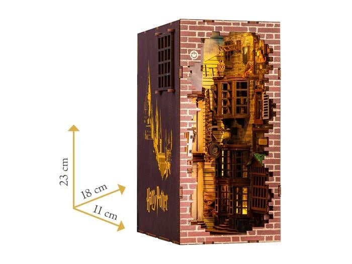 HARRY POTTER - BOOK NOOK KIT - Diagon Alley - 202pc + LED Light - 5