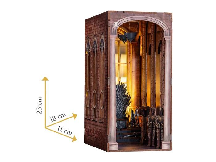 GAME OF THRONES - BOOK NOOK KIT - Iron Throne - 91pc + LED Light - 5