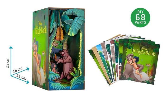 DISNEY - BOOK NOOK KIT - Jungle Book - 68pc + LED Light - 6