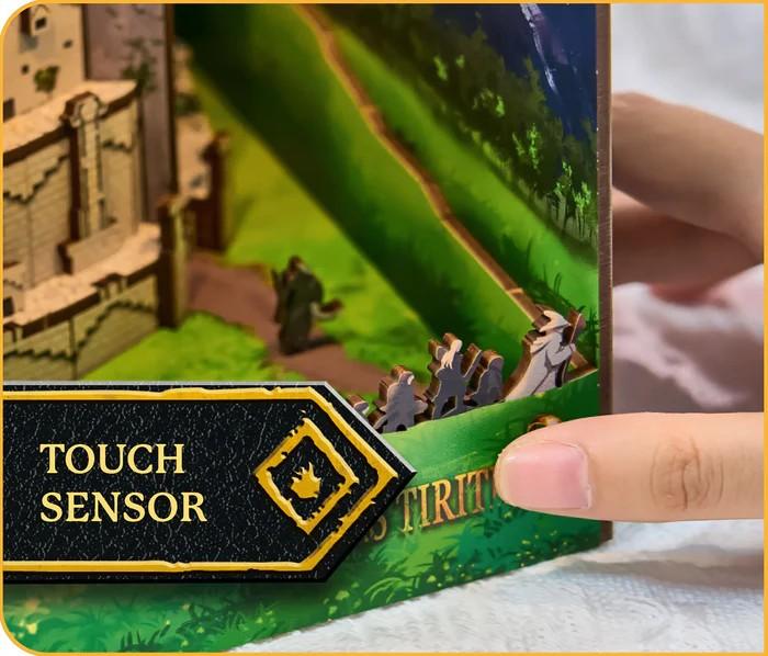 LORD OF THE RING - BOOK NOOK KIT - Minas Tirith - 134pc + LED Light - 5