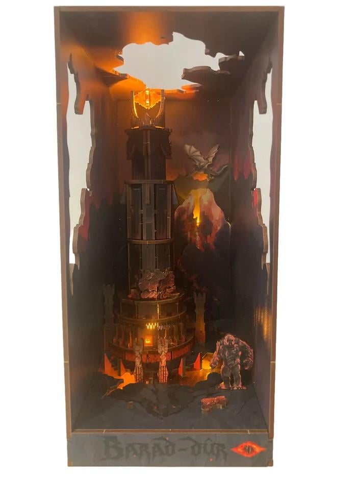 LORD OF THE RING - BOOK NOOK KIT - Barad-Dûr - 155pc + LED Light - 2