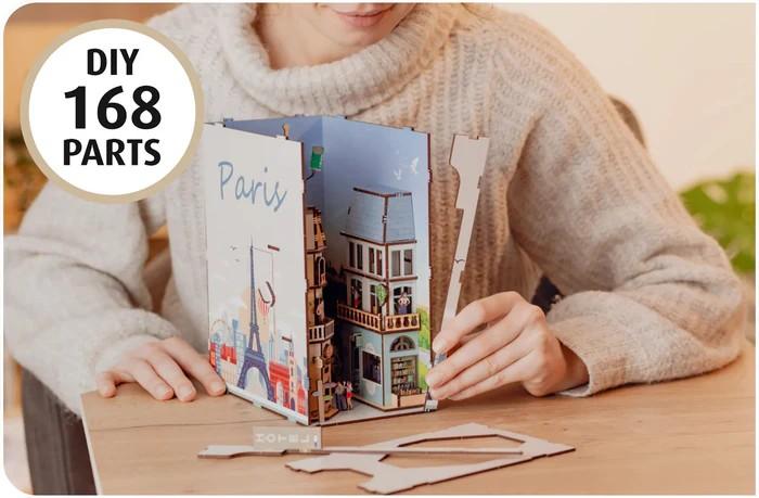 BOOK NOOK KIT - Paris - 168pc + LED Light - 5