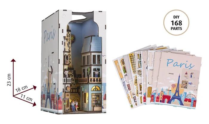 BOOK NOOK KIT - Paris - 168pc + LED Light - 6