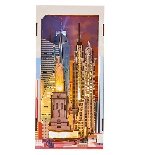 BOOK NOOK KIT - New York - 221pc + LED Light - 2