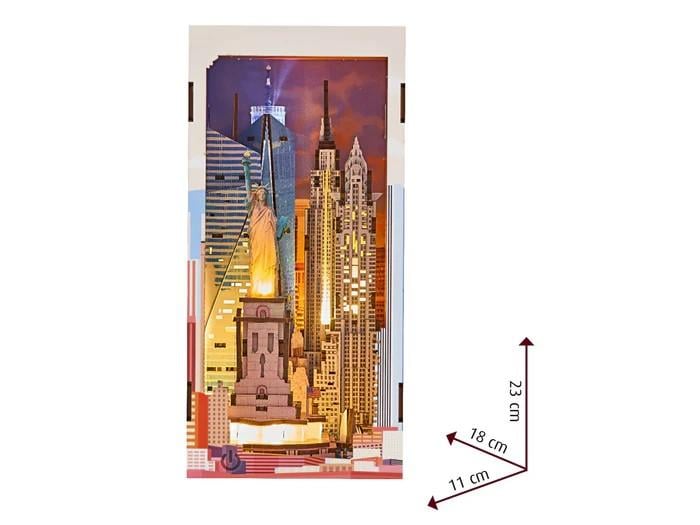 BOOK NOOK KIT - New York - 221pc + LED Light - 4