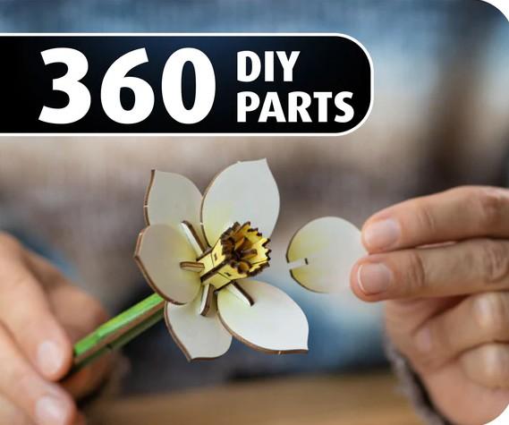 WOODEN FLOWER - Blossom Festival - 360pc - 3