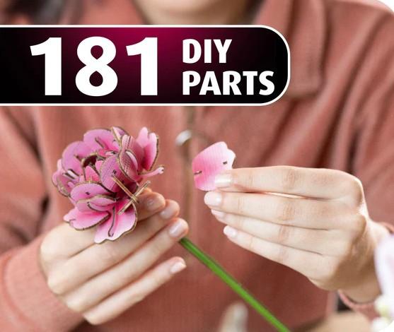 WOODEN FLOWER - Flower Garden - 181pc - 4