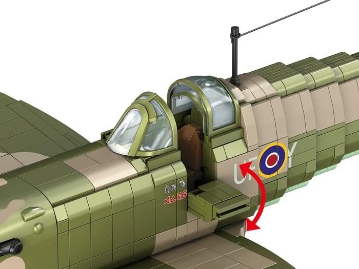 IRON MAIDEN - Spitfire MK.II Aces High - Brick System 2815pcs - 4