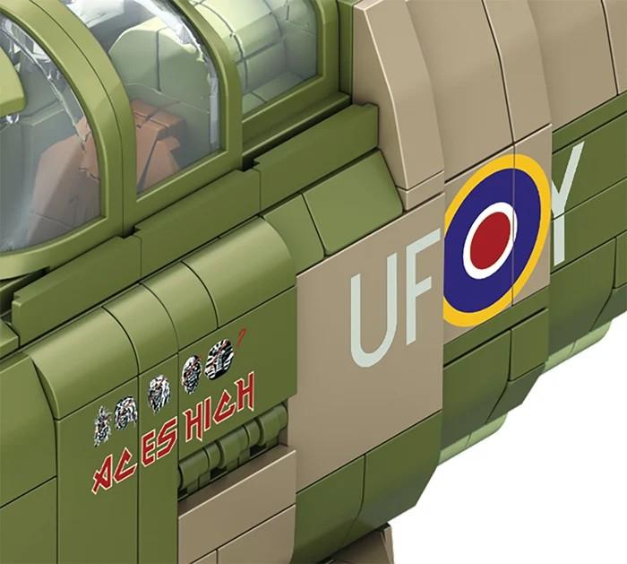 IRON MAIDEN - Spitfire MK.II Aces High - Brick System 2815pcs - 5