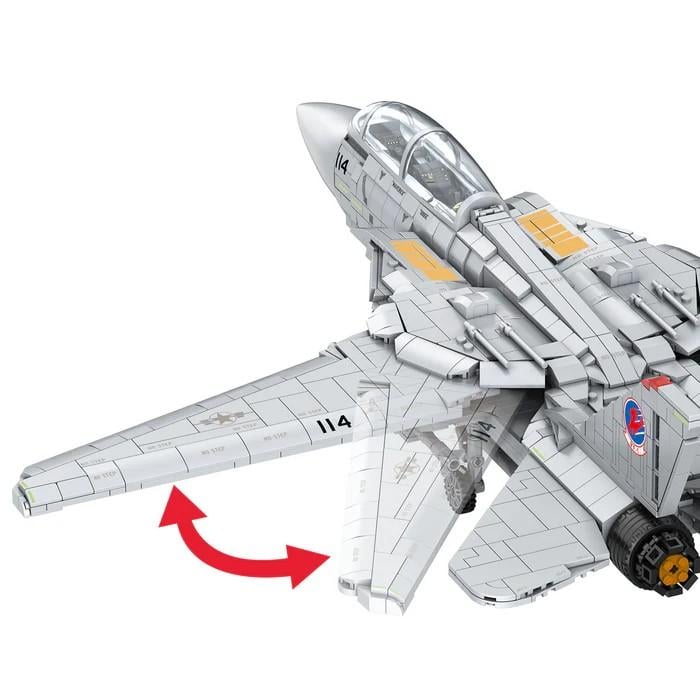 TOP GUN - Maverick's F-14A Tomcat - Brick System 2687pcs - 5