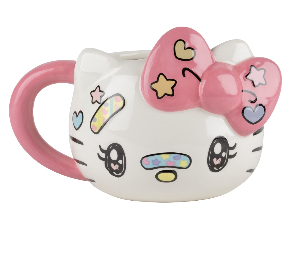 HELLO KITTY - Kawai - 3D Mug 500ml : ShopForGeek.com: Mug KONIX Hello Kitty