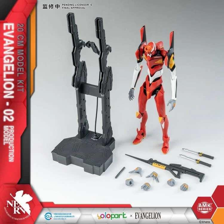 EVANGELION - Eva-02 Amk - Model Kit 20cm - 6