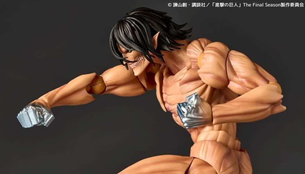 ATTACK ON TITAN - Attack Titan - Figurine Revoltech A.Y. 17cm - 4