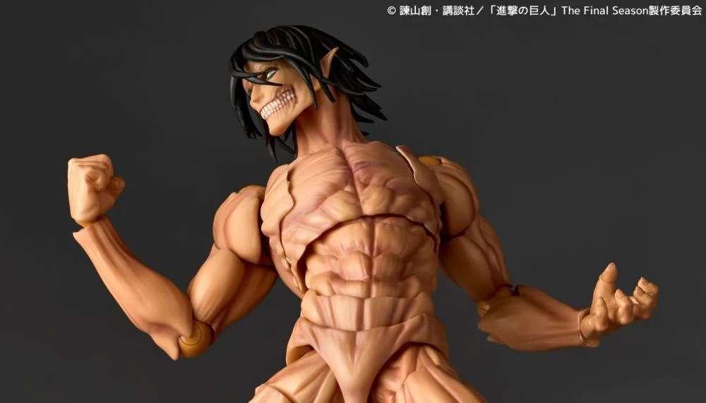 ATTACK ON TITAN - Attack Titan - Figurine Revoltech A.Y. 17cm - 5