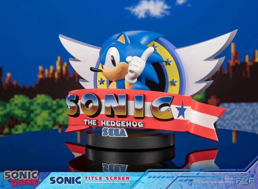 SONIC - Title Screen - Statuette 21cm - 2