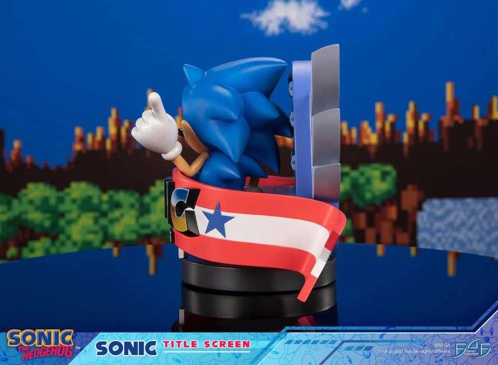 SONIC - Title Screen - Statuette 21cm - 3