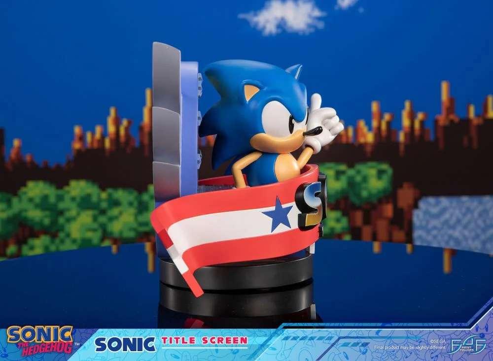 SONIC - Title Screen - Statuette 21cm - 5