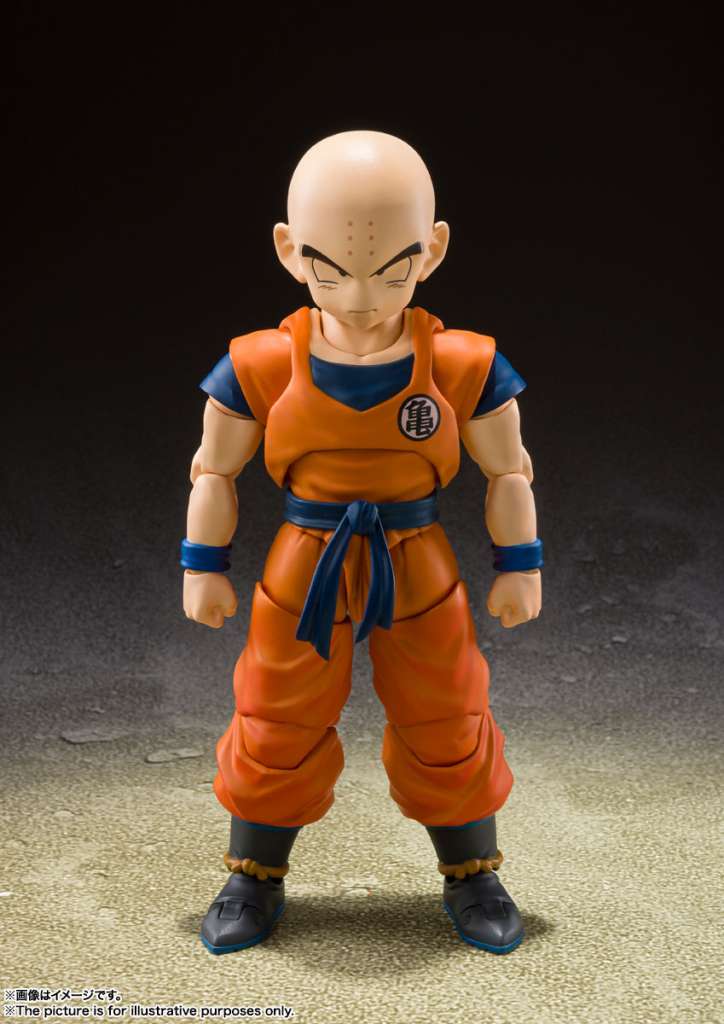 DRAGON BALL Z -Krillin "Earth Strong Man" -Figurine S.H. Figuarts 13cm