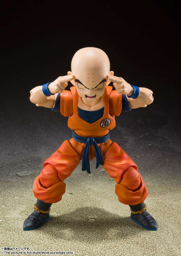 DRAGON BALL Z -Krillin "Earth Strong Man" -Figurine S.H. Figuarts 13cm