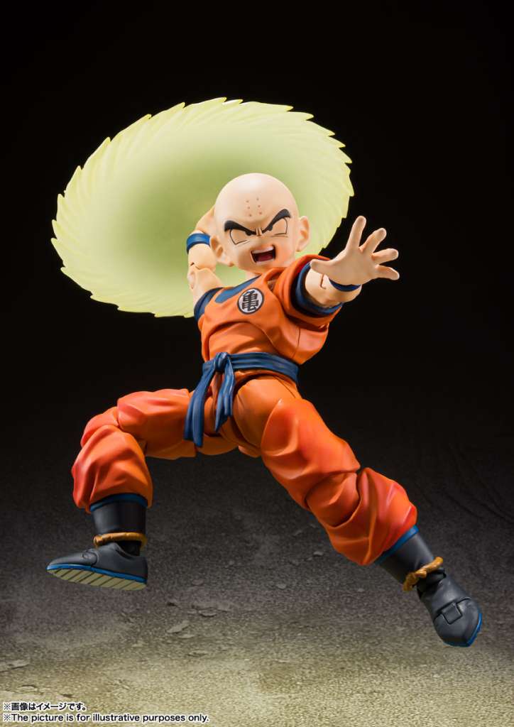 DRAGON BALL Z -Krillin "Earth Strong Man" -Figurine S.H. Figuarts 13cm