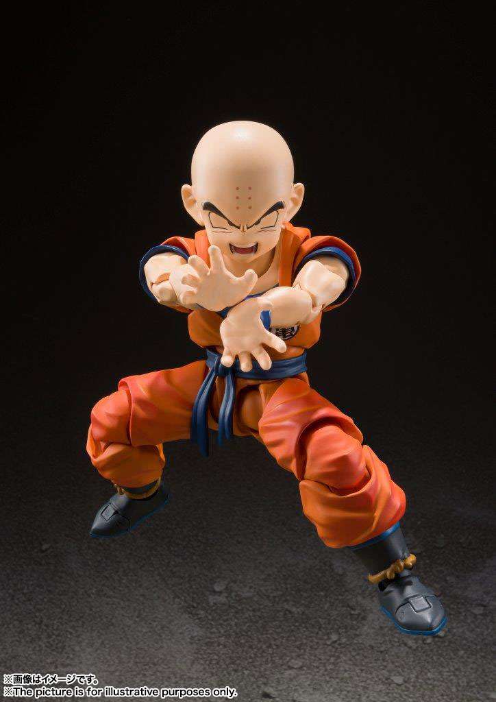 DRAGON BALL Z -Krillin "Earth Strong Man" -Figurine S.H. Figuarts 13cm