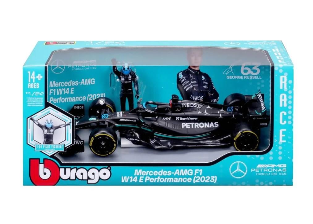 FORMULA 1 - F1 Mercedes W14 E Perf. 2023 Hamilton -Model réduit 1/24 - 4
