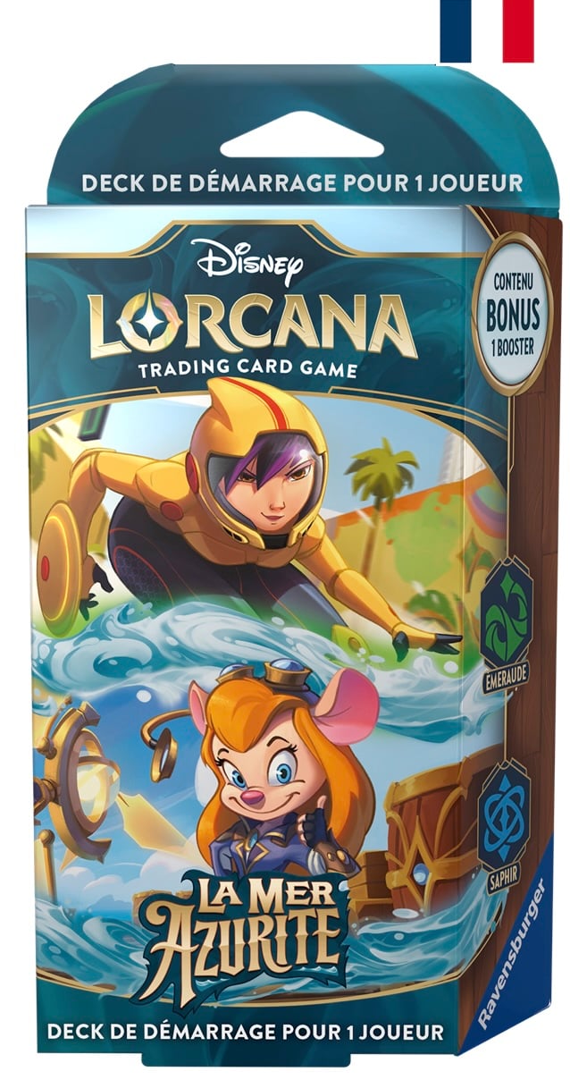 DISNEY - Lorcana - Trading Cards Starters Emer/Saphir Chapitre 6 - FR