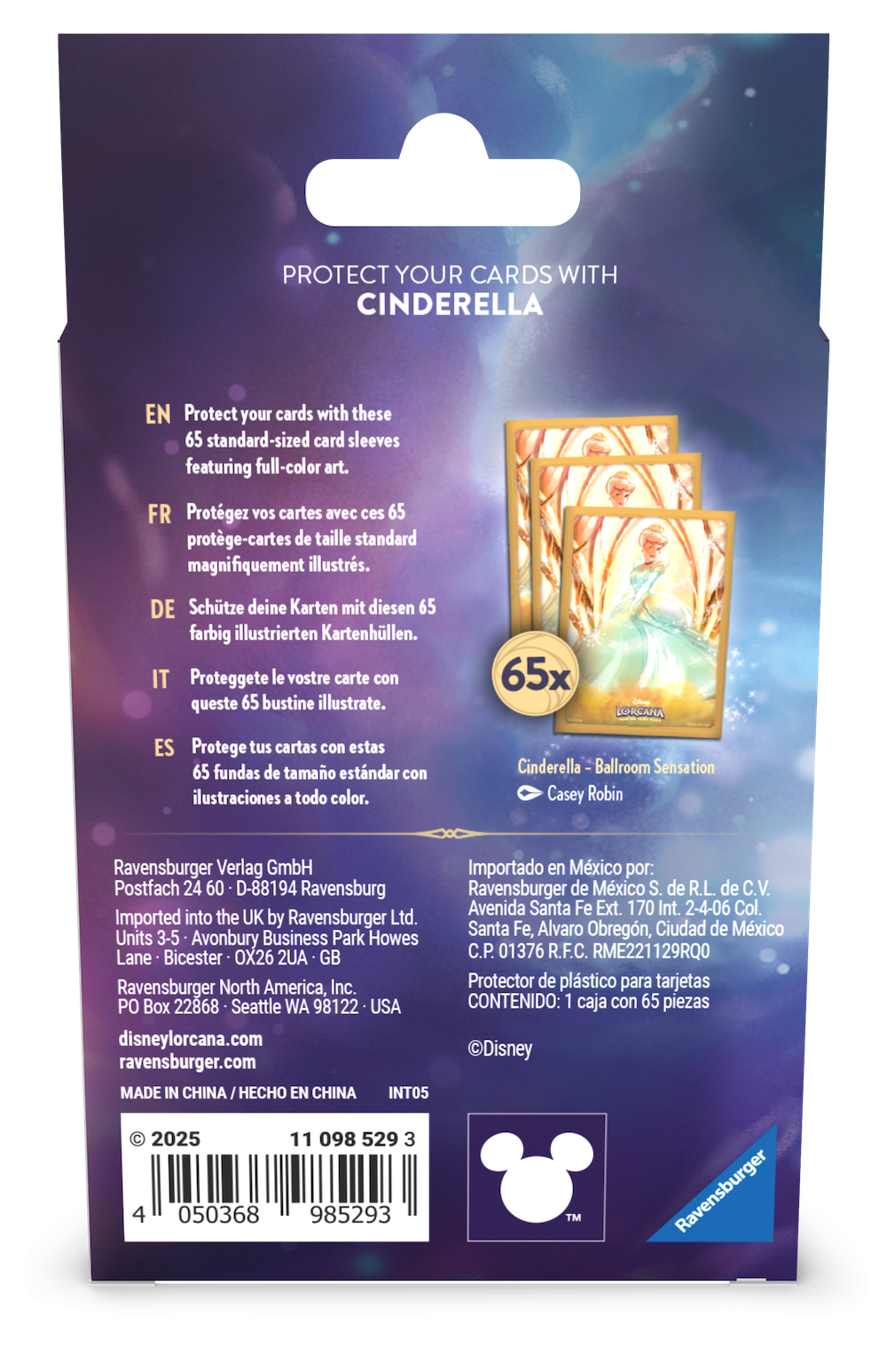 DISNEY - Lorcana - Protège-cartes - Cendrillon - Chapitre 7 - 3