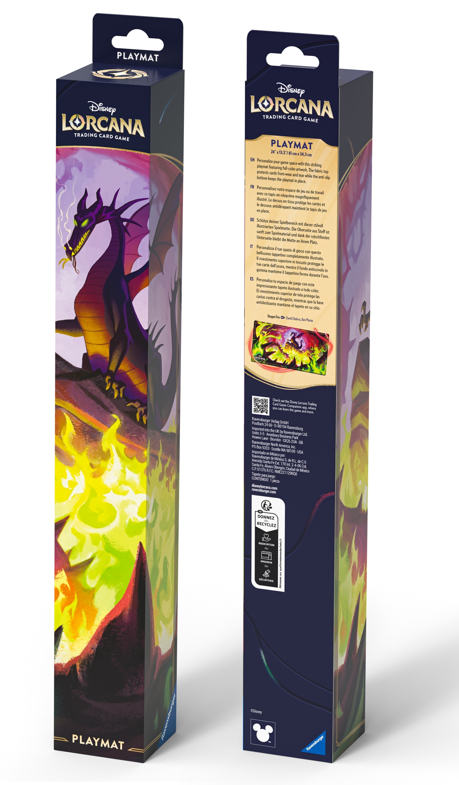 DISNEY - Lorcana - Tapis à Jouer - Dragon Fire - Chapitre 11