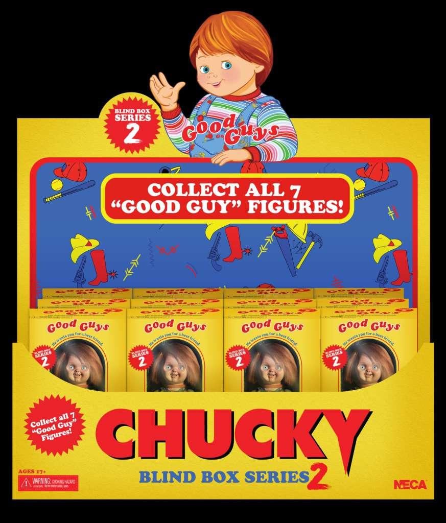 CHUCKY - Chucky TV Good Guy S2 - DISPLAY 12 Figurines Blind Box -17cm - 2