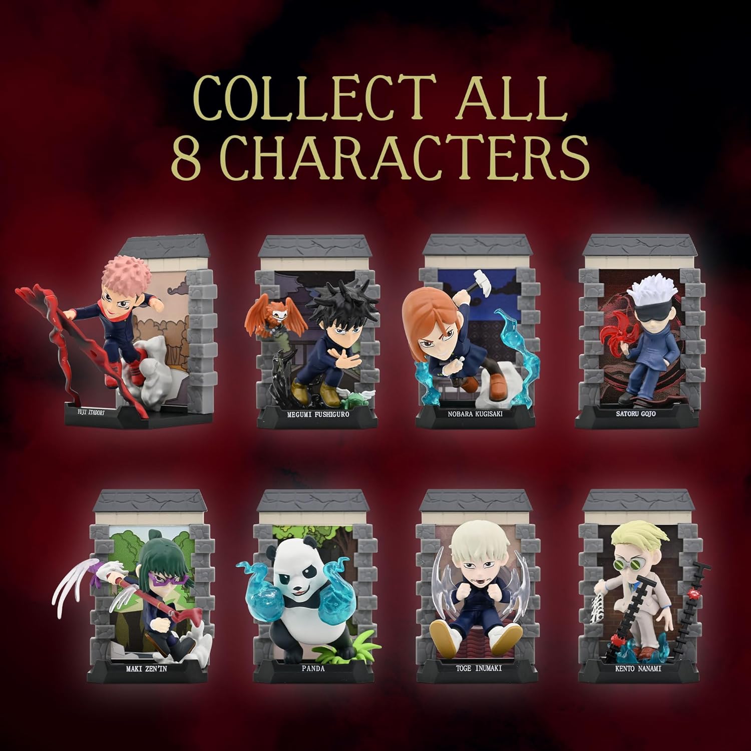 JUJUTSU KAISEN - Mystery Capsules - Assortiment 12 Figurines 9.5cm