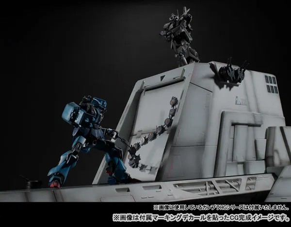 GUNDAM UNICORN - 1/144 HG Catapult - Diorama Realistic Model 24cm