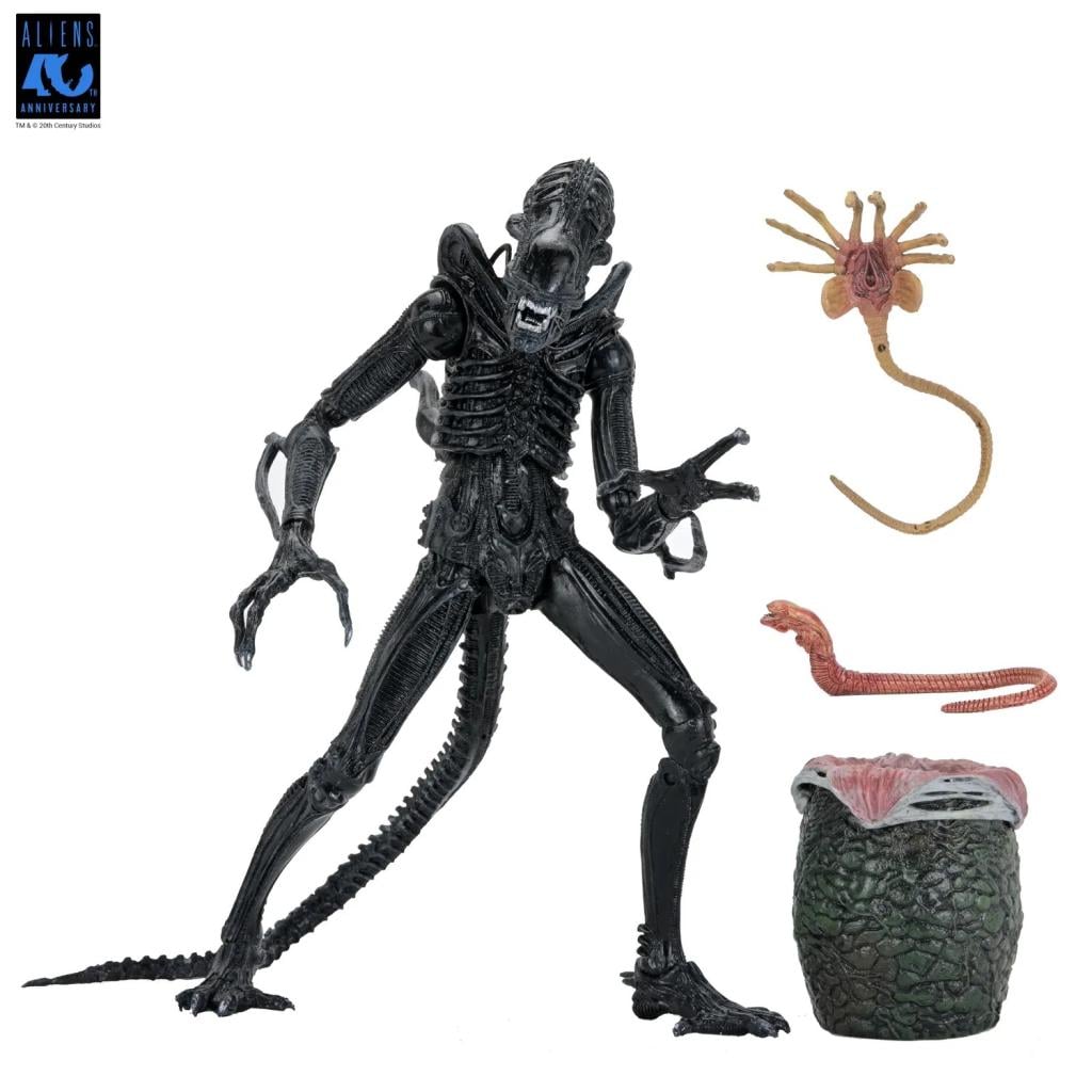 ALIENS 40TH ANNIVERSARY - Warrior Alien Black - Figure Ultimate 23cm - 5