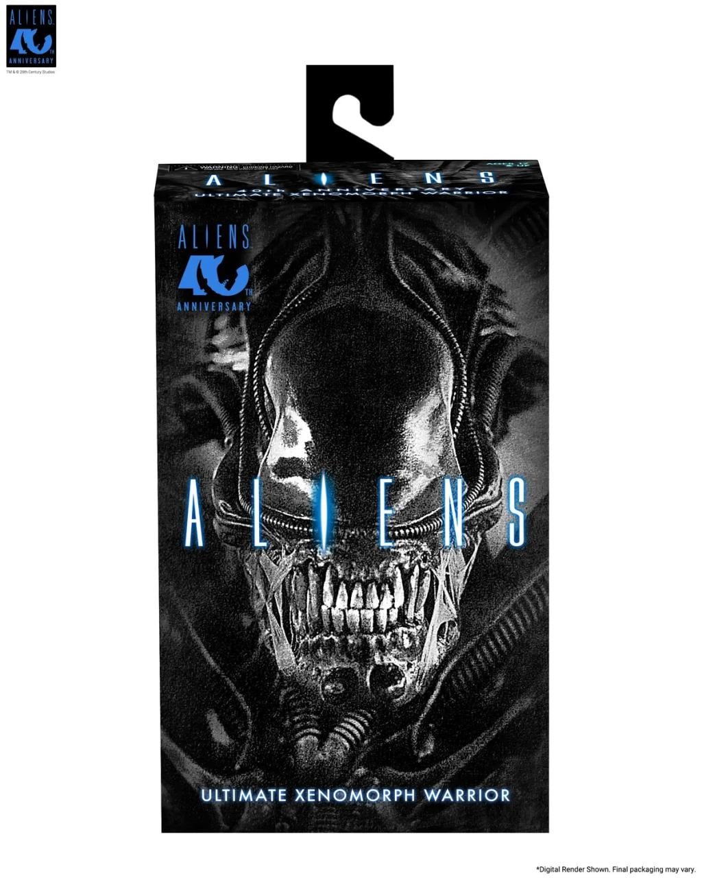 ALIENS 40TH ANNIVERSARY - Warrior Alien Black - Figure Ultimate 23cm - 6