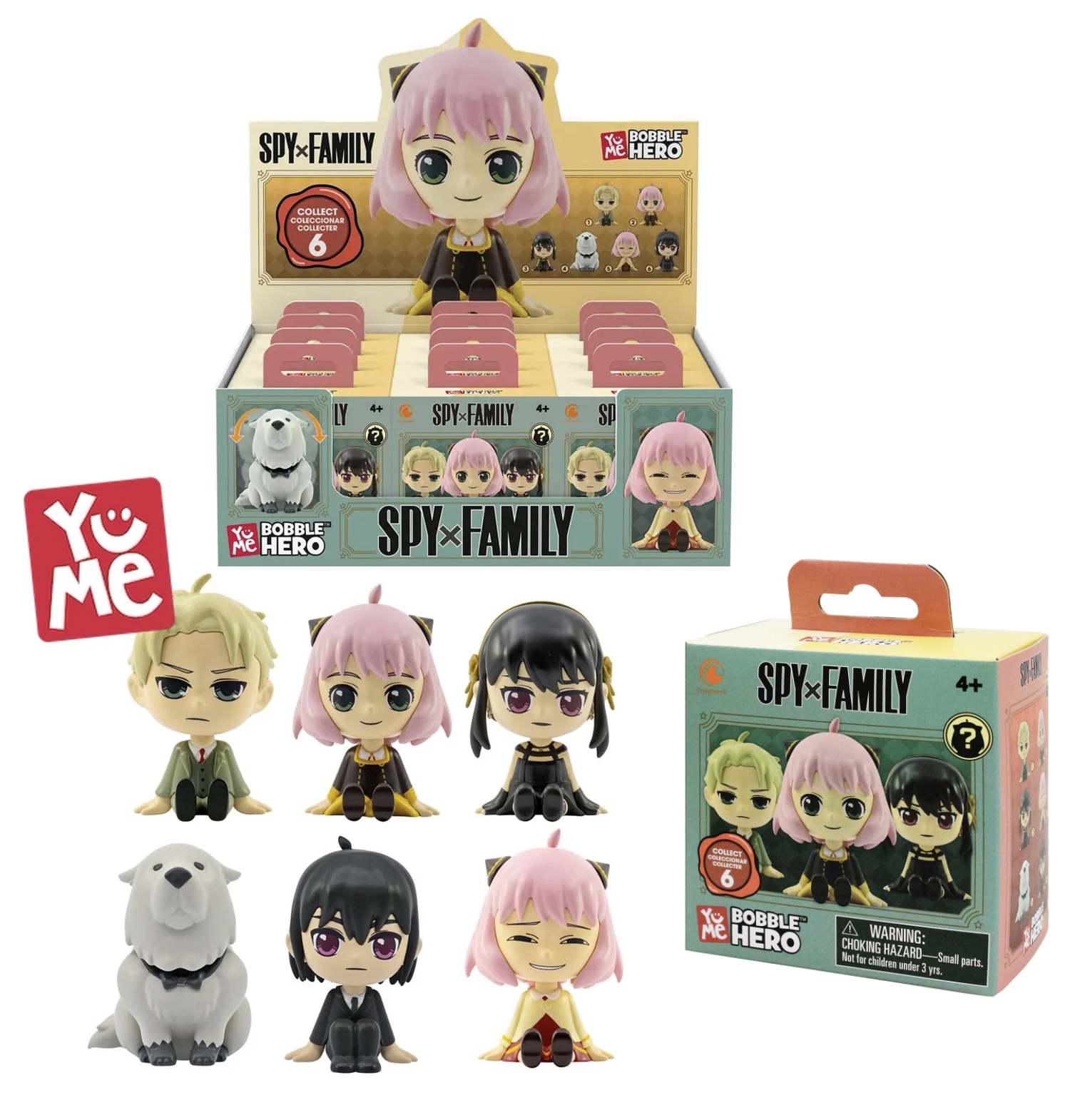 SPY X FAMILY - Bobble Hero - Assortiment 12 Figurines 6cm - Blind Box