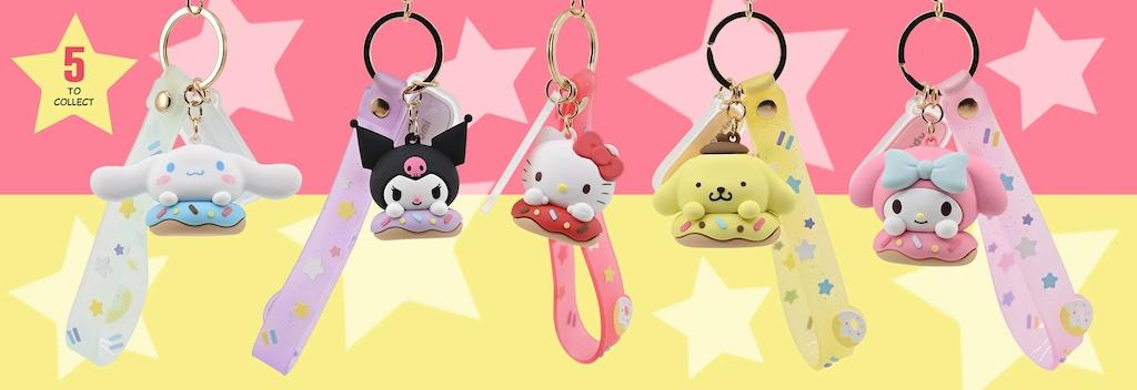 HELLO KITTY - Donuts Series - Assortiment 12 Porte-Clés 15.5cm - 3