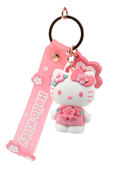 HELLO KITTY - Sakura Series - Assortiment 12 Porte-Clés 15.5cm - 2