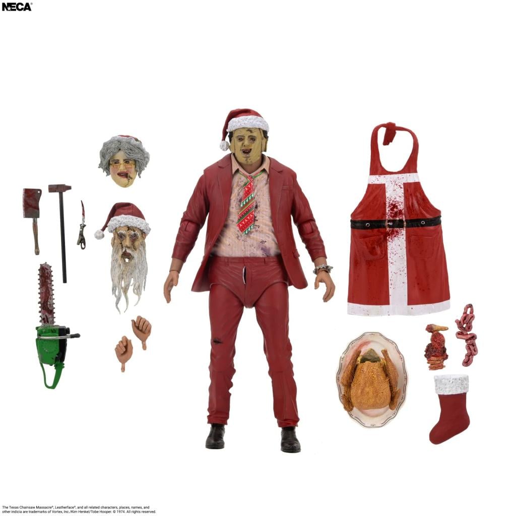 TEXAS CHAINSAW MASSACRE - Santa Leatherface - Figure Ultimate 17cm - 3