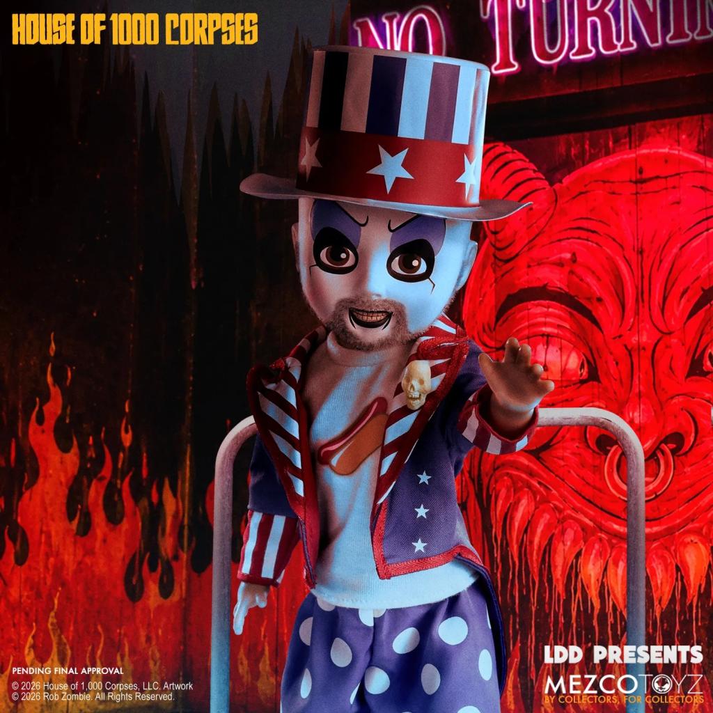 HOUSE OF 1000 CORPSES - Captain Spaulding - Poupée LDD Presents 25cm - 3