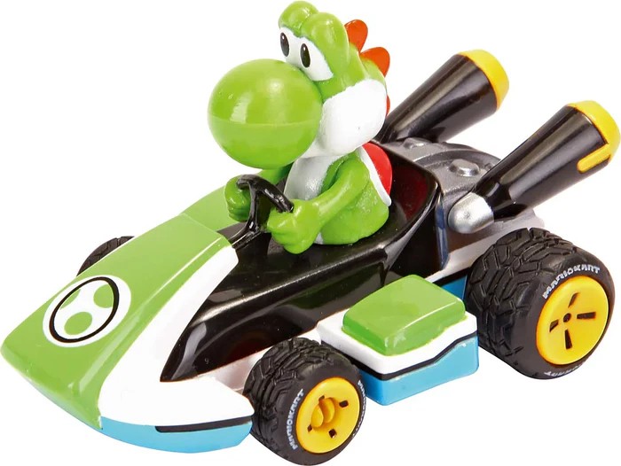 MARIO KART - Mario, Luigi, Yoshi - Multipack 3 Cars Pull Back