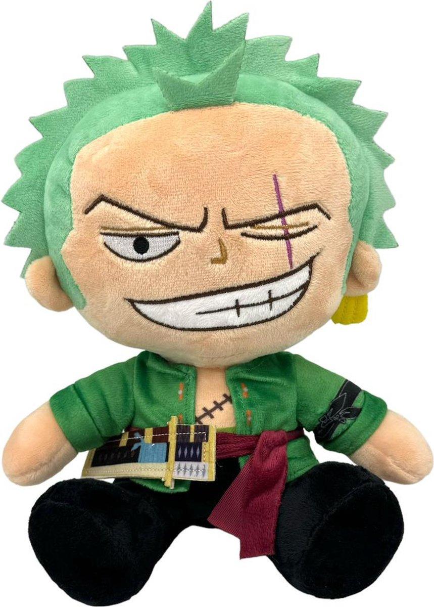 Moon Soul Peluches Shell ONE PIECE Zoro Peluche Sitting 23cm Peluche