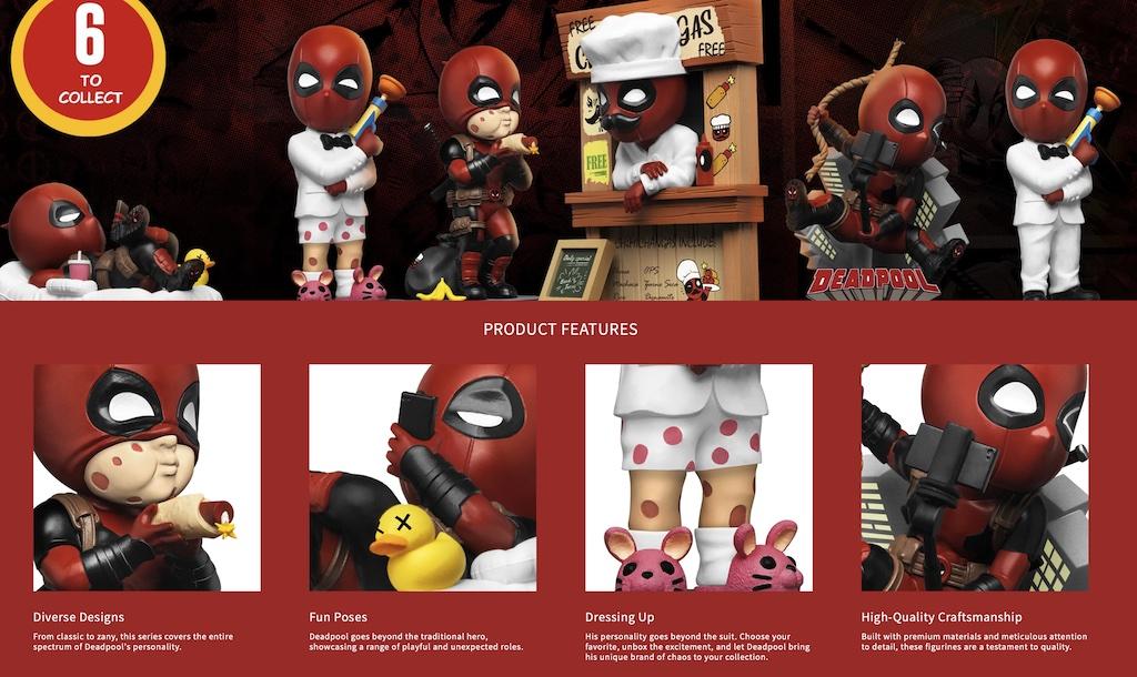 DEADPOOL - Action Heroes - Assortiment 6 Figures 8-10cm - 3
