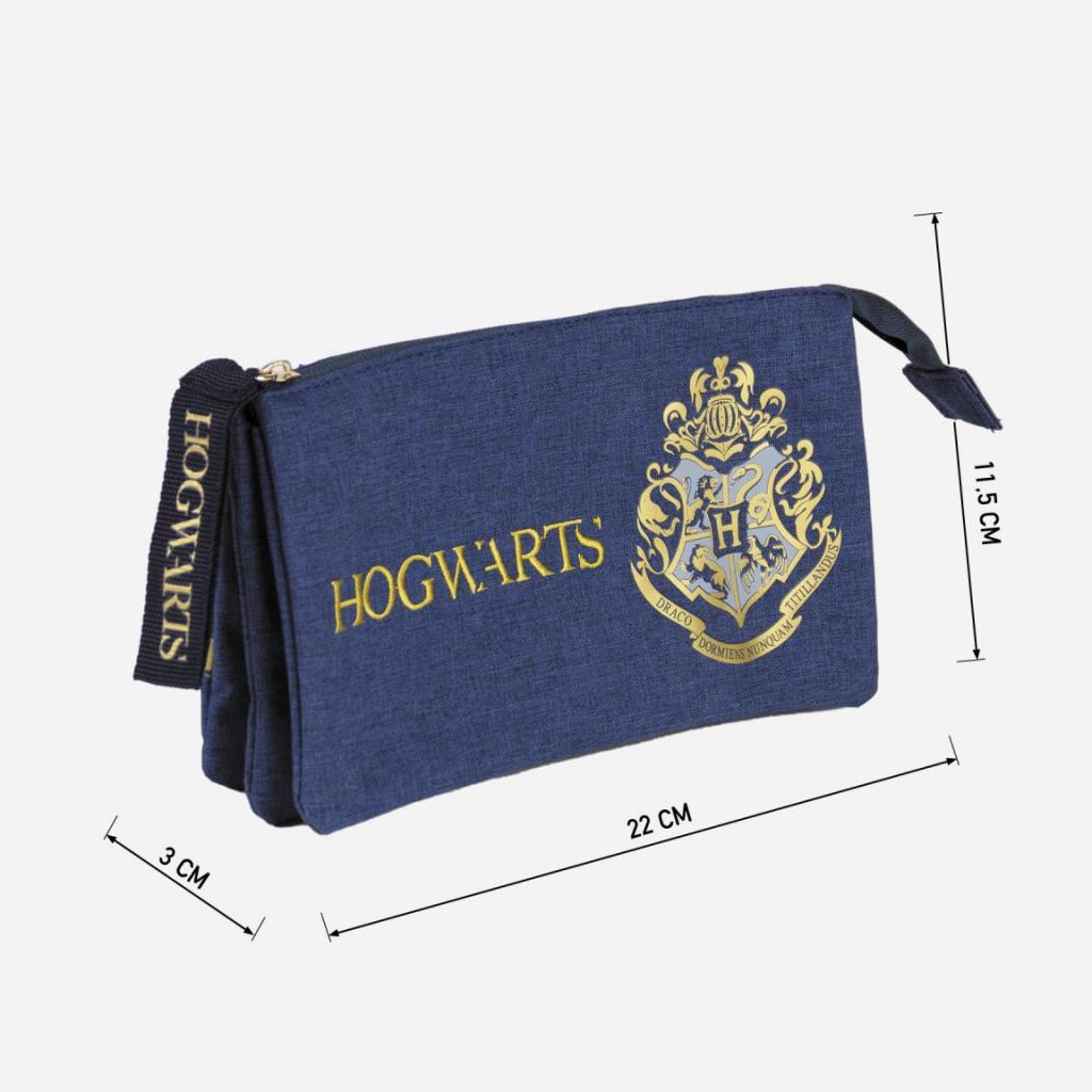 HARRY POTTER - Trousse 3 compartiments - Poudlard - 4